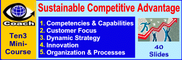 Sustainable Competitive Advantage (Ten3 Mini-course)