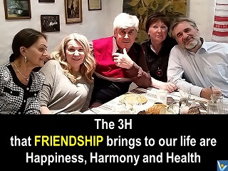 3H friendhip benefits happiness harmony health Vadim Kotelnikov quotes